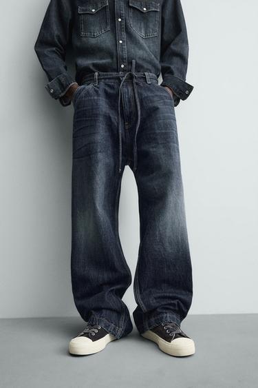 BAGGY FIT JEANS - Blue by Zara - Image 4