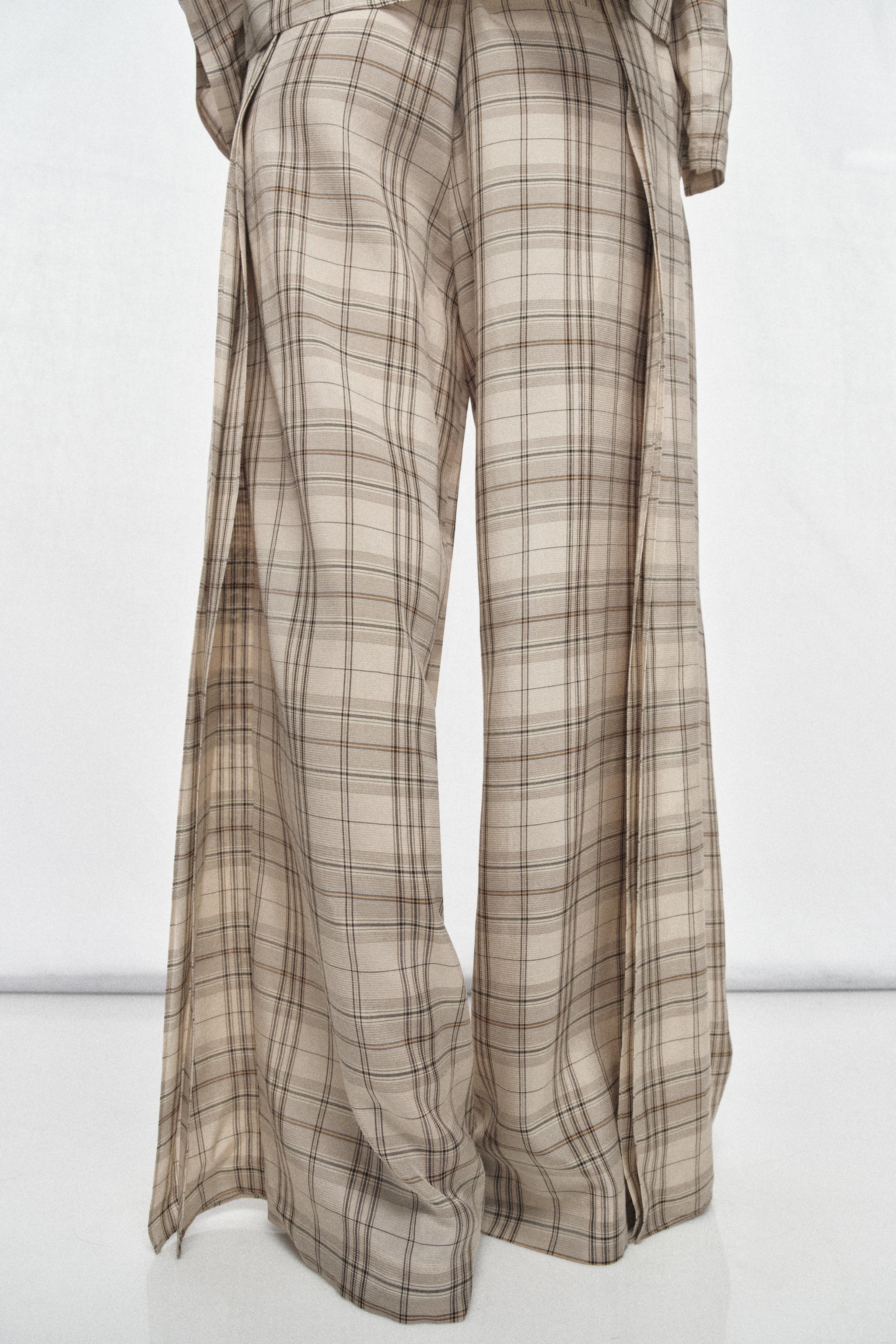PLAID PANTS ZW COLLECTION