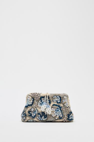 POCHETTE FANTAISIE - Bleu de Zara