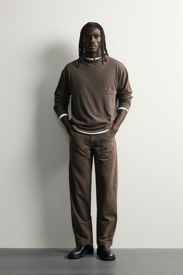 WASHED BOXY FIT T-SHIRT 2026 TANAKA NY TYO LTD.© - Brown by Zara - Image 0