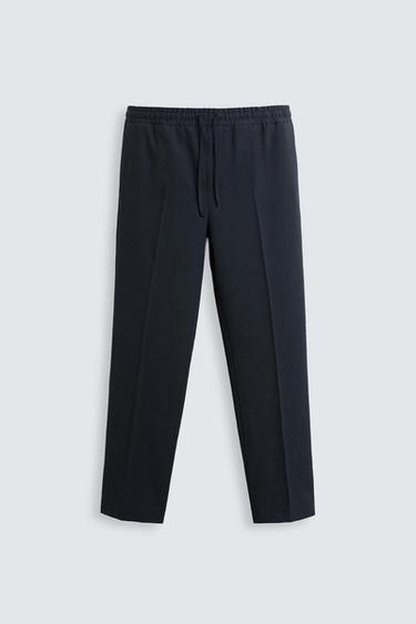 PANTALÓN JOGGER BÁSICO - Marino de Zara