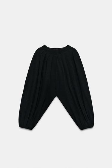 TOP CAPE EN MAILLE FINE - Noir de Zara - Image 3