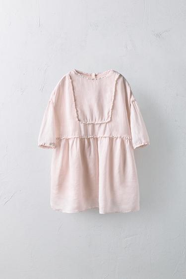 2-5 ANS/ ROBE 100 % RAMIE LIMITED EDITION - Rose poudré de Zara