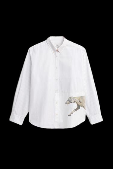 HEMD MIT STREIFEN-PATCHWORKMUSTER – LIMITED EDITION - Gestreift von Zara