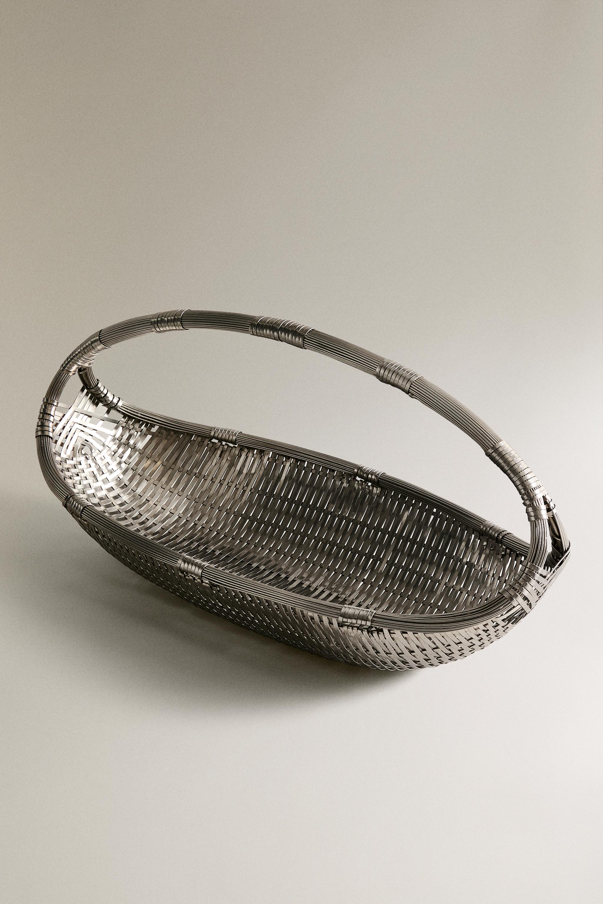PANIER BAS MÉTALLIQUE TRESSÉ I COLIN KING