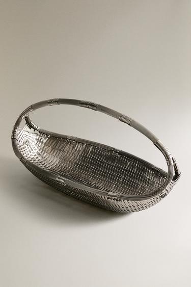 PANIER BAS MÉTALLIQUE TRESSÉ I COLIN KING - P de Zara - Image 1