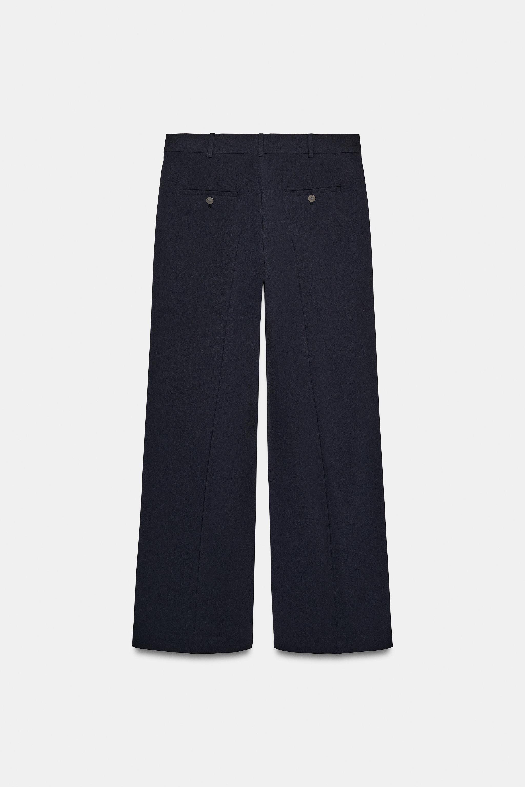 PİLİLİ GENİŞ PAÇA PANTOLON ZW COLLECTION - Görsel 5