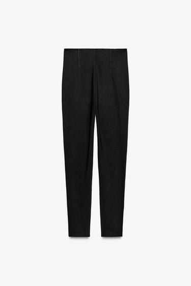 BODY SHAPING LEGGINGS - Black by Zara - Image 1