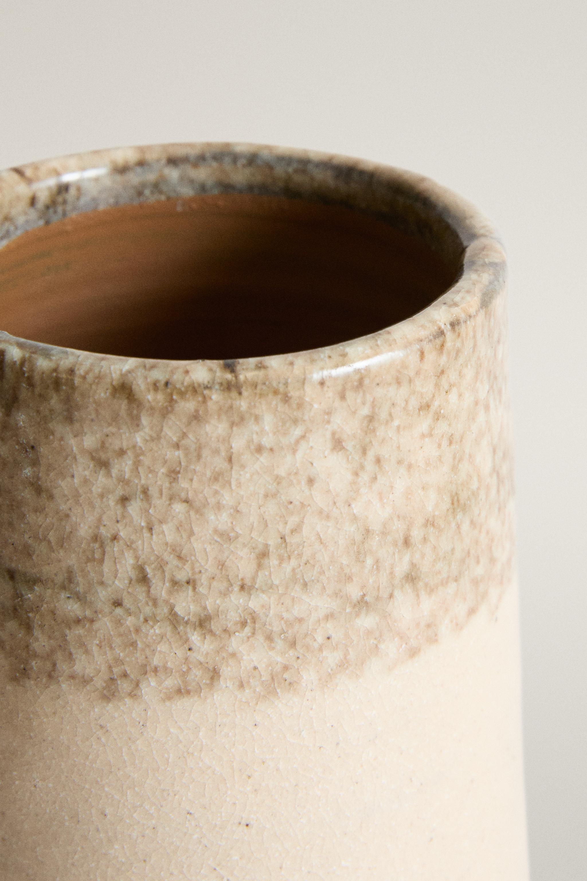 TALL DECORATIVE CERAMIC VASE