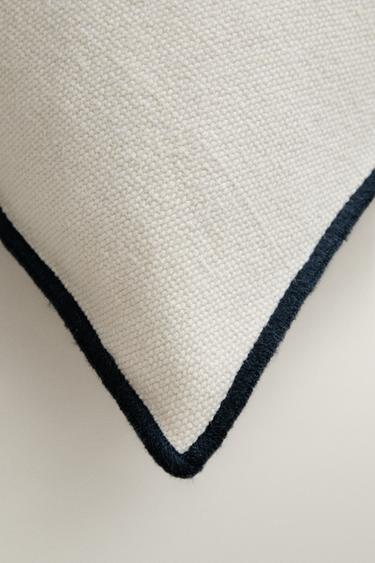 LINEN CUSHION COVER — White 2