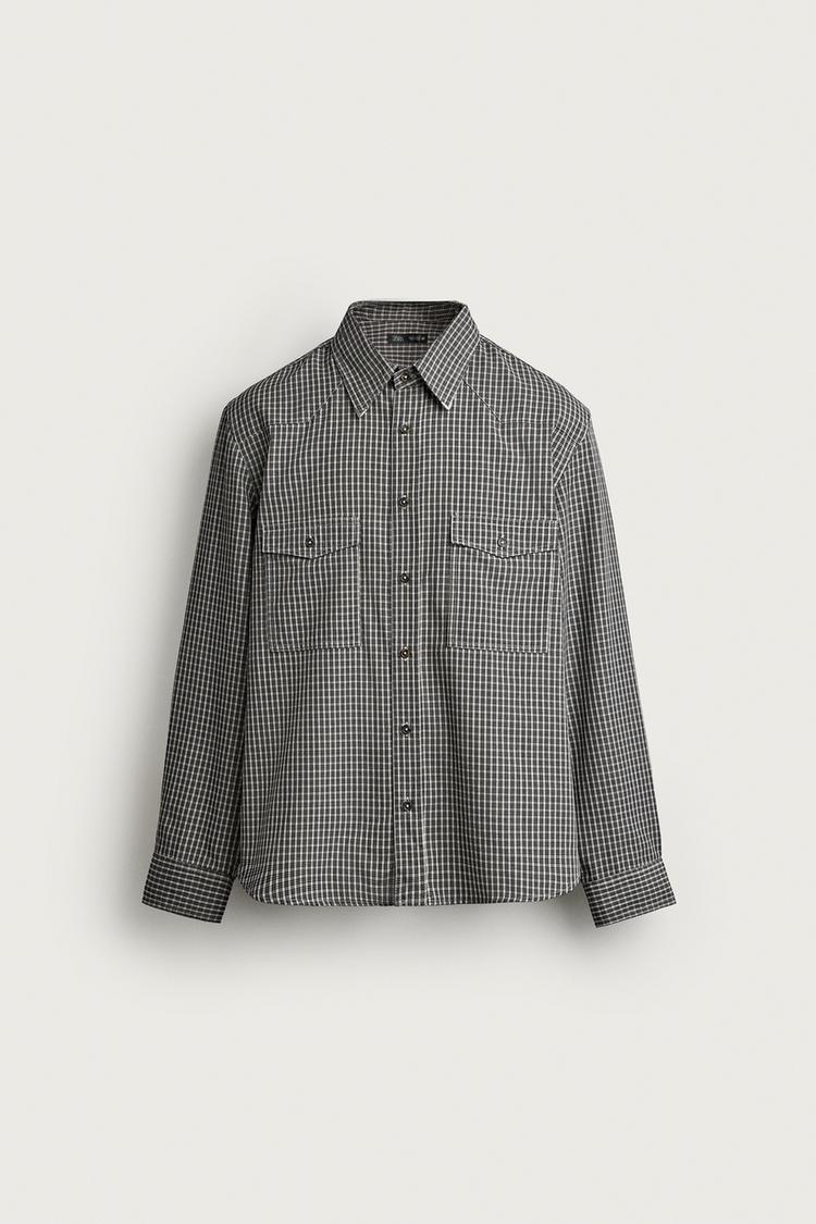 RELAXED FIT CHECK SHIRT