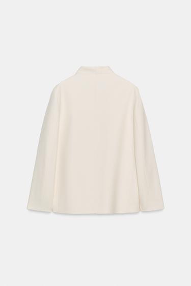 BLAZER À BOUTONNAGE CROISÉ ZW COLLECTION - Beige clair de Zara - Image 11