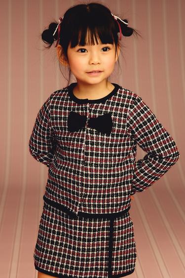 TEXTURED VELVET BOW JACKET - Black by Zara