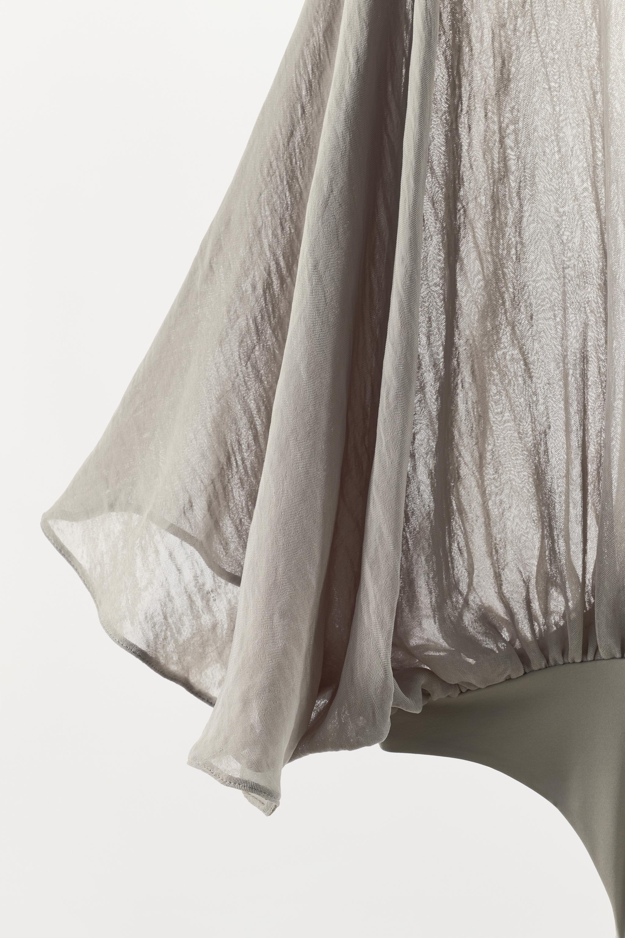 FLOWY SEMI-SHEER BODYSUIT