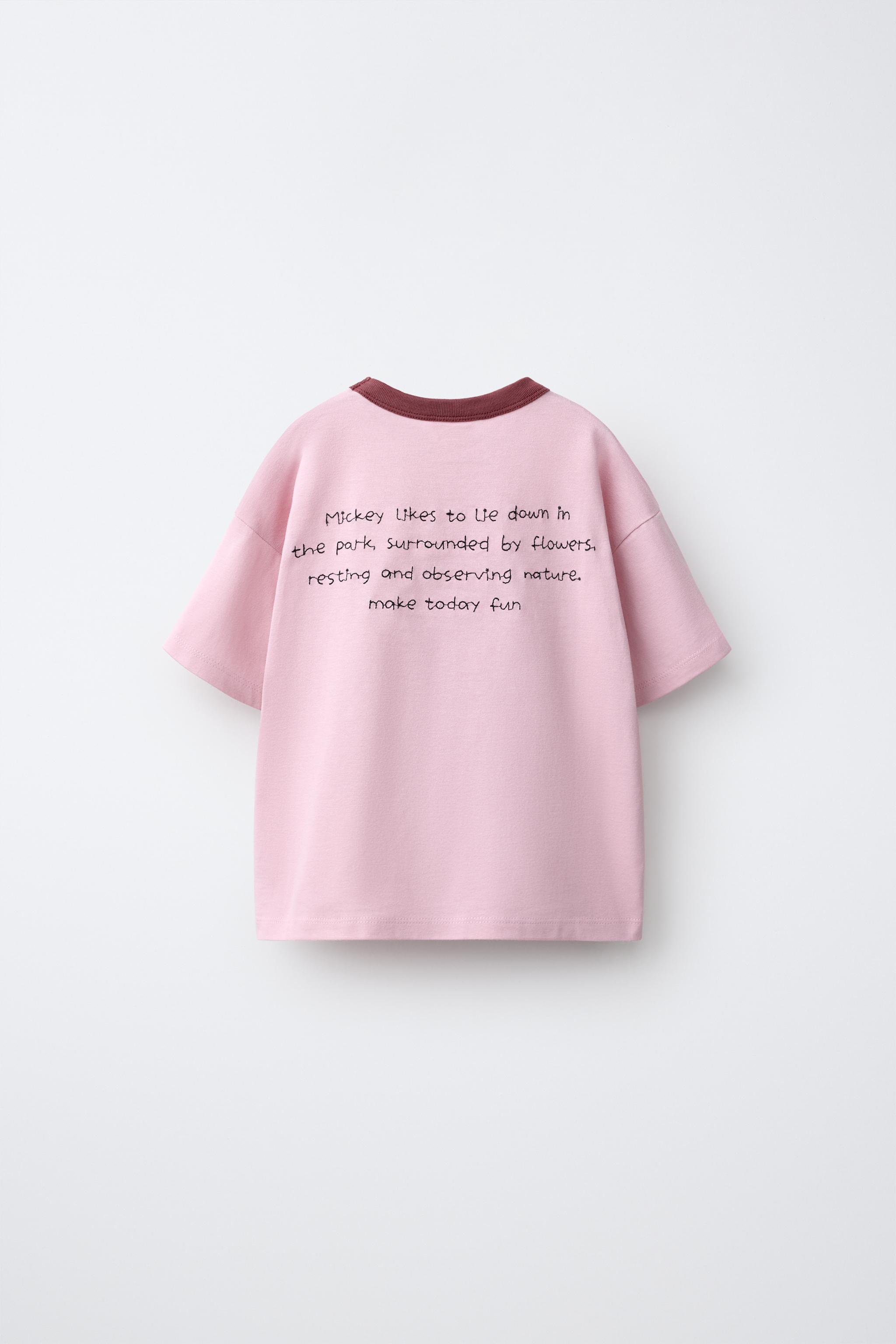 T-SHIRT À IMPRIMÉ ET BRODERIE MICKEY MOUSE © DISNEY