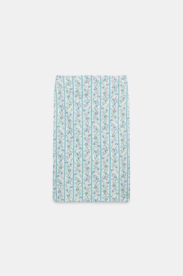 ZW COLLECTION FLORAL PENCIL SKIRT - Multicoloured by Zara - Image 0
