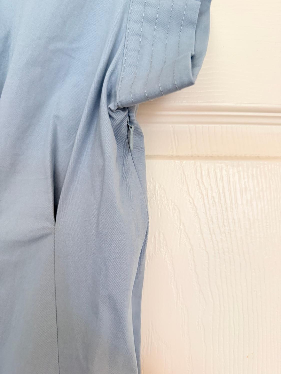 ZW COLLECTION PLEATED POPLIN DRESS - Image 3