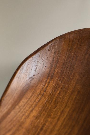 TEAK WOOD SOAP DISH - Light beige by Zara - Image 4
