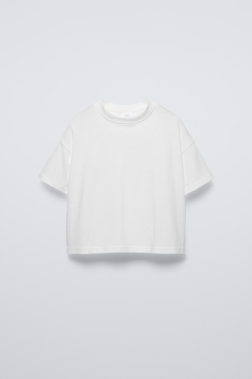 Top / T-shirt Zara Occasion - Taille 36, Très Bon état, Idéal Look Décontracté