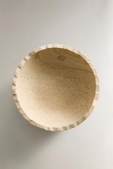 SAND-COLOURED STONE BOWL - Beige by Zara - Image 4