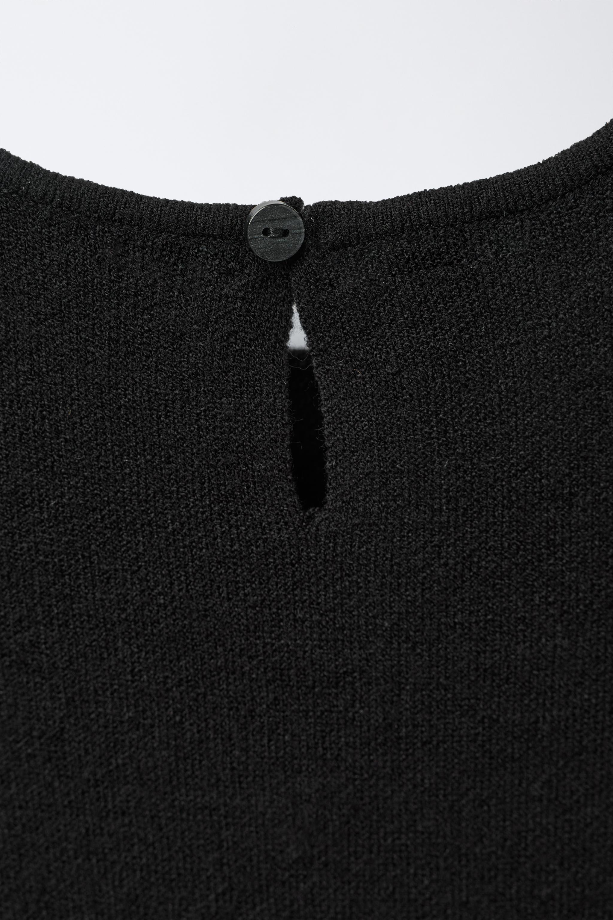 SPARKLY BOW KNIT DRESS