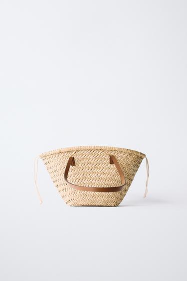 FISH RAFFIA TOTE BAG - Ecru White by Zara - Image 6