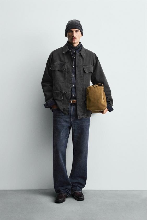 RELAXED FIT POCKET JACKET