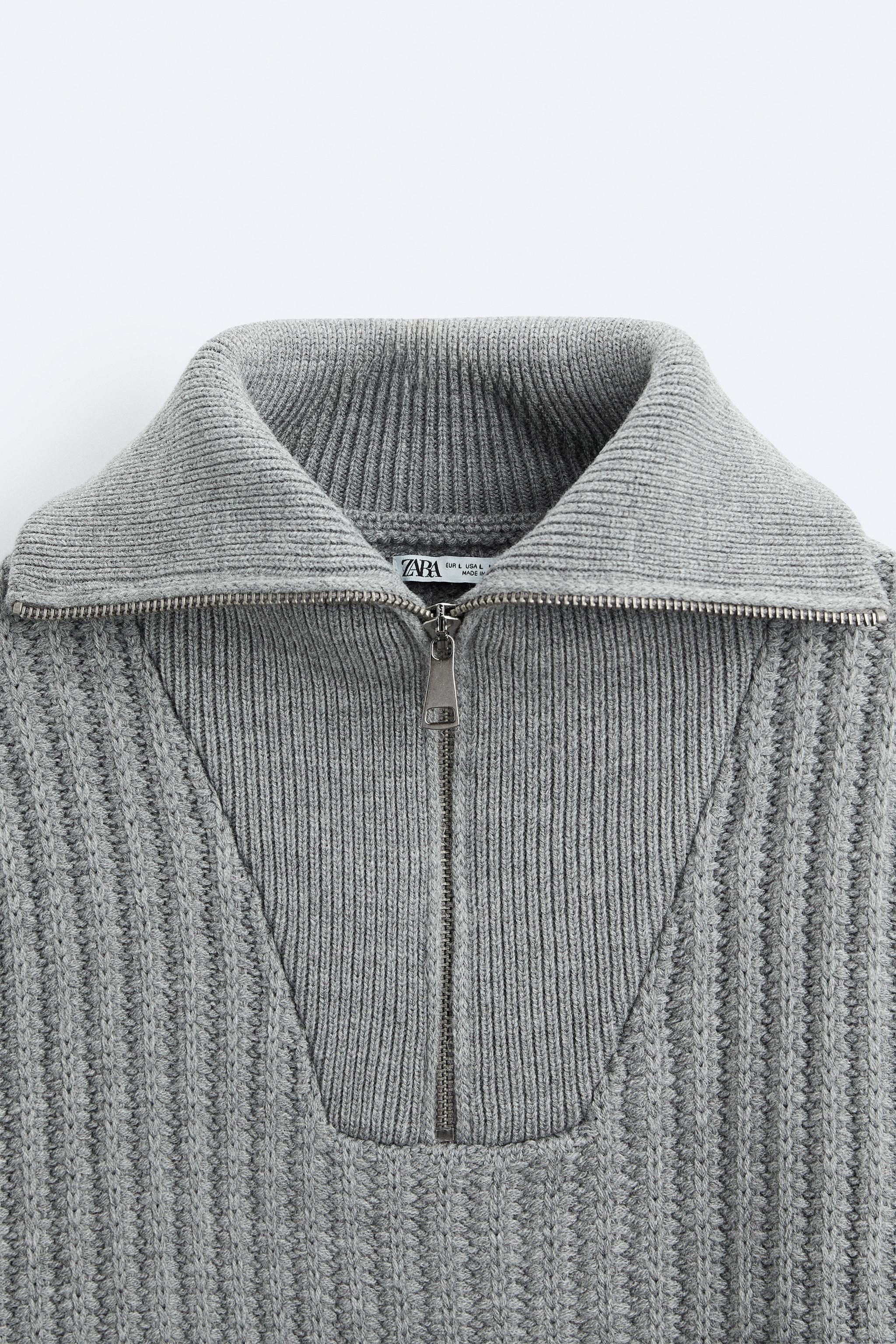 ZIP-COLLAR SWEATER