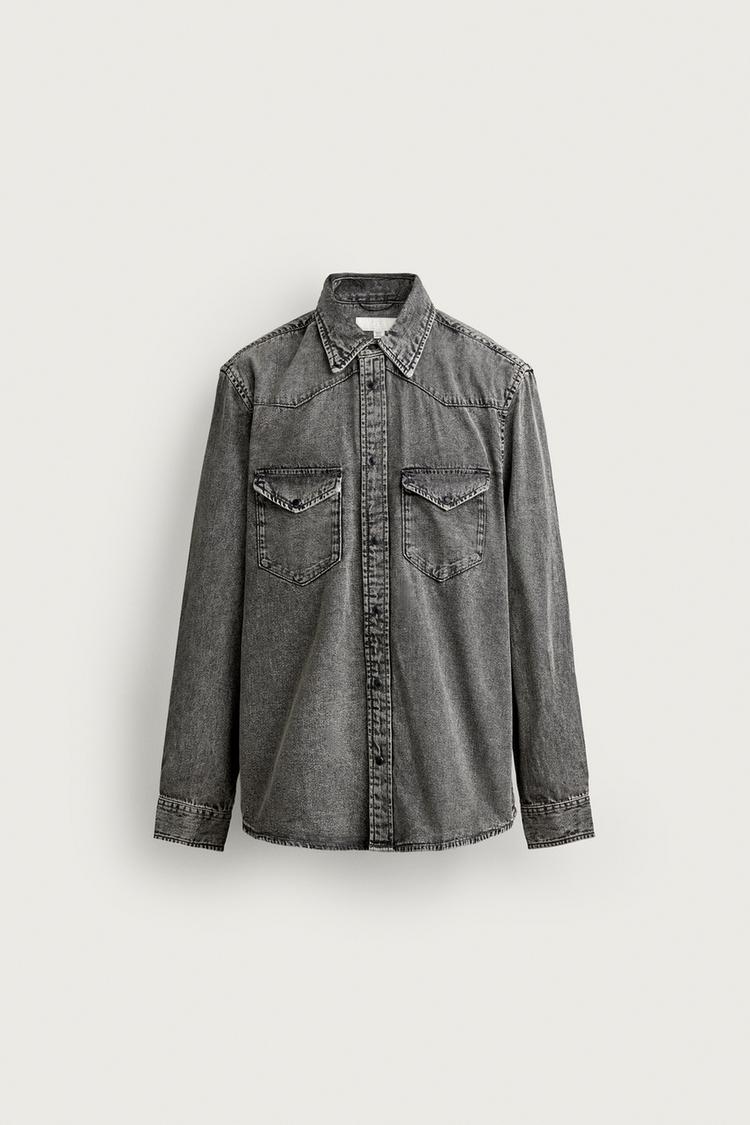 REGULAR FIT WESTERN DENIM SHIRT