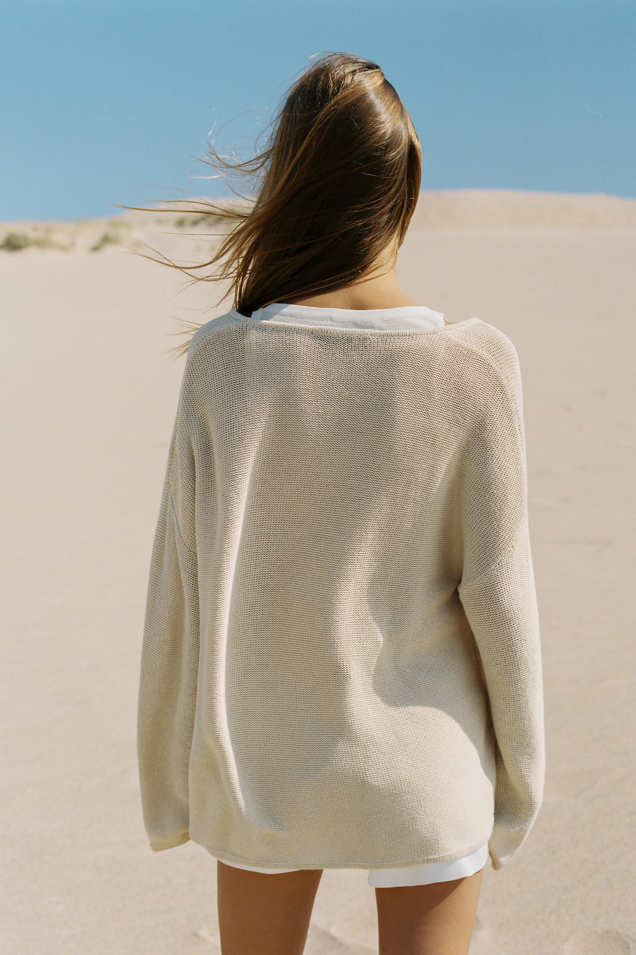 ROUND NECK KNIT SWEATER - thumbnail 9
