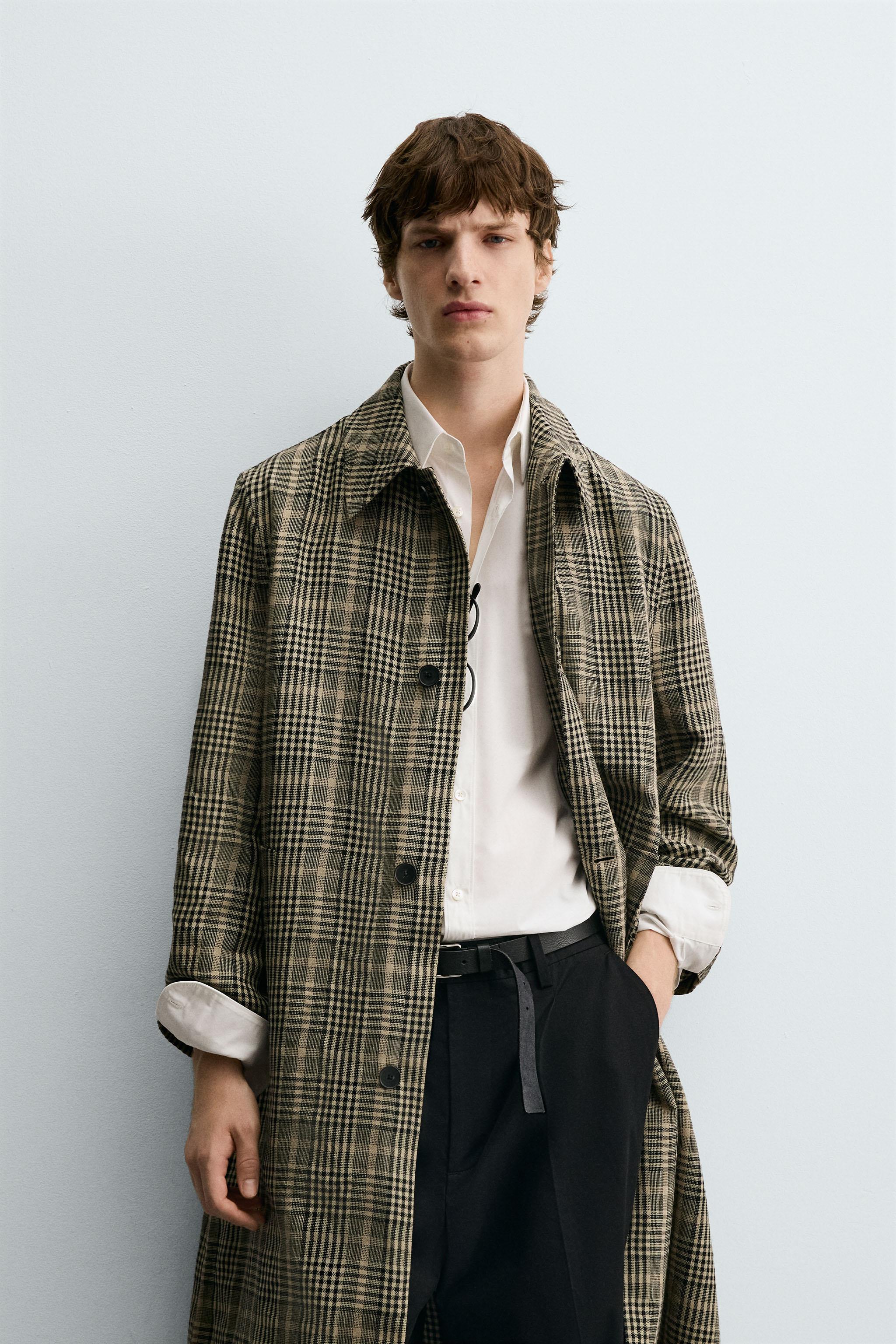 LIMITED EDITION WOOL - LINEN COAT - Brown | ZARA United Kingdom