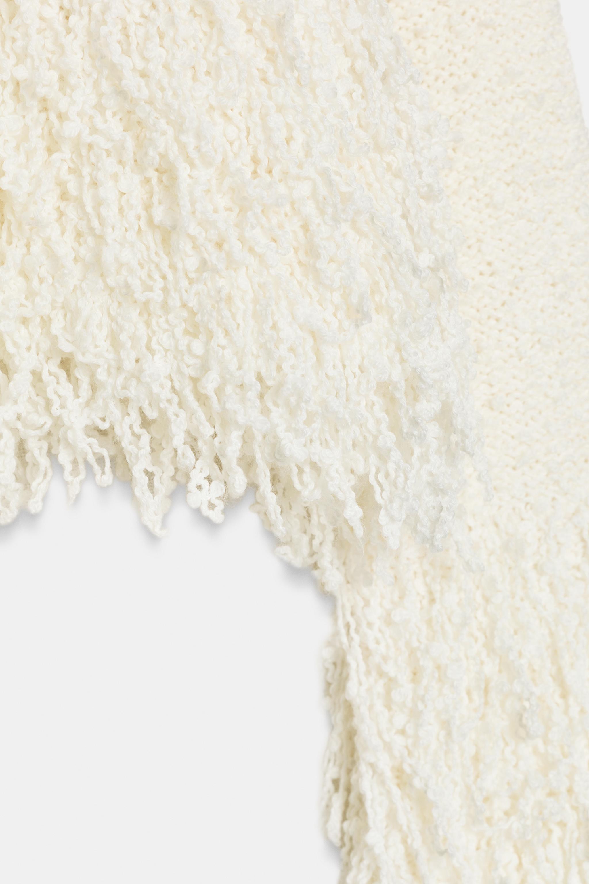 FRINGED KNIT JUMPER