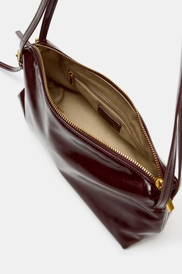 SHOULDER BAG WITH BUCKLE DETAIL - Brown by Zara - Image 5