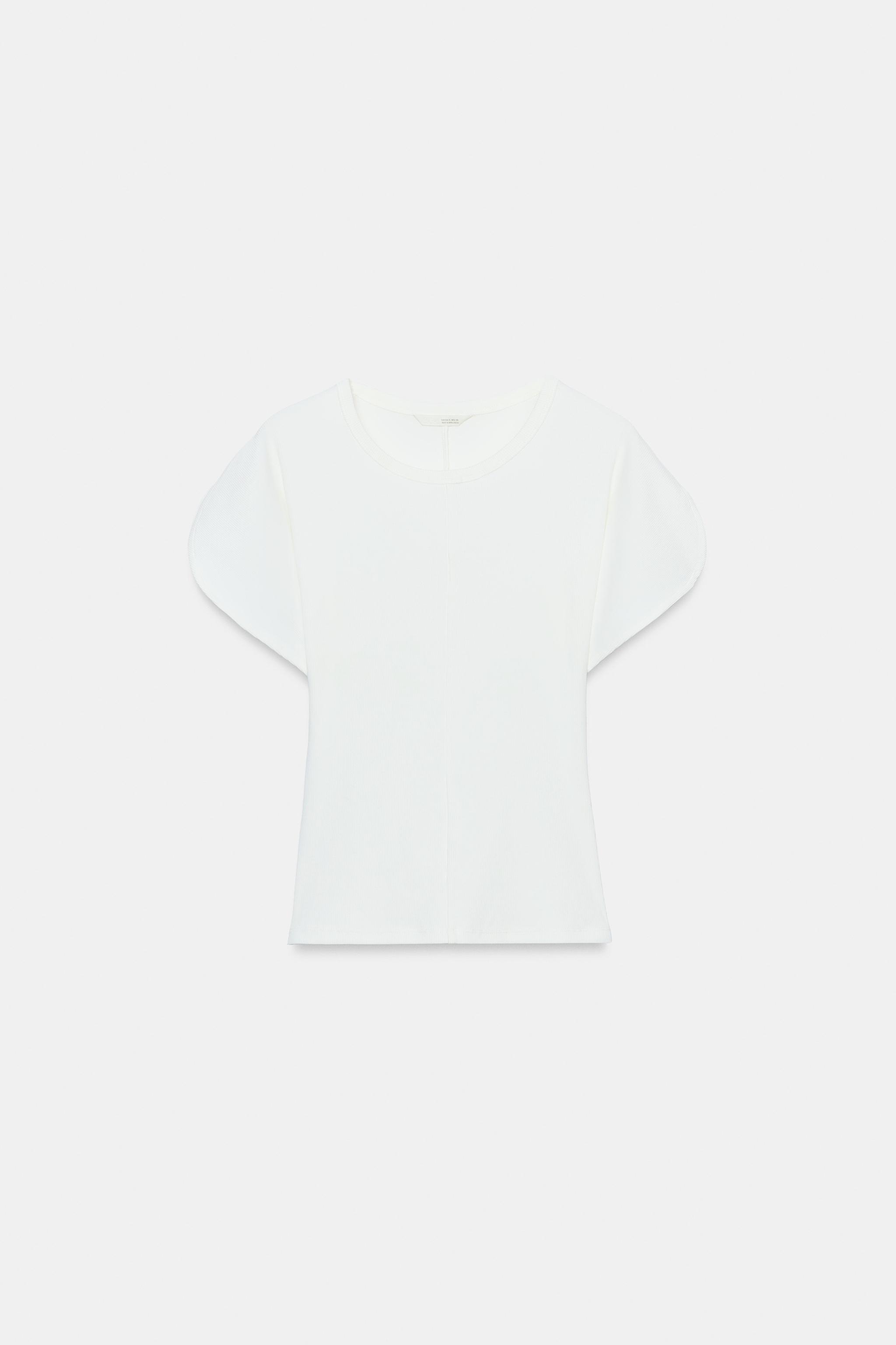 T-SHIRT À MANCHES BOUFFANTES