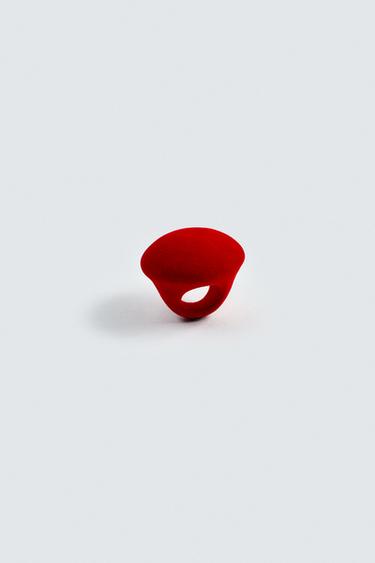 MAXI BAGUE FINITION VELOURS HARRY LAMBERT FOR ZARA X DISNEY - Rouge de Zara - Image 1