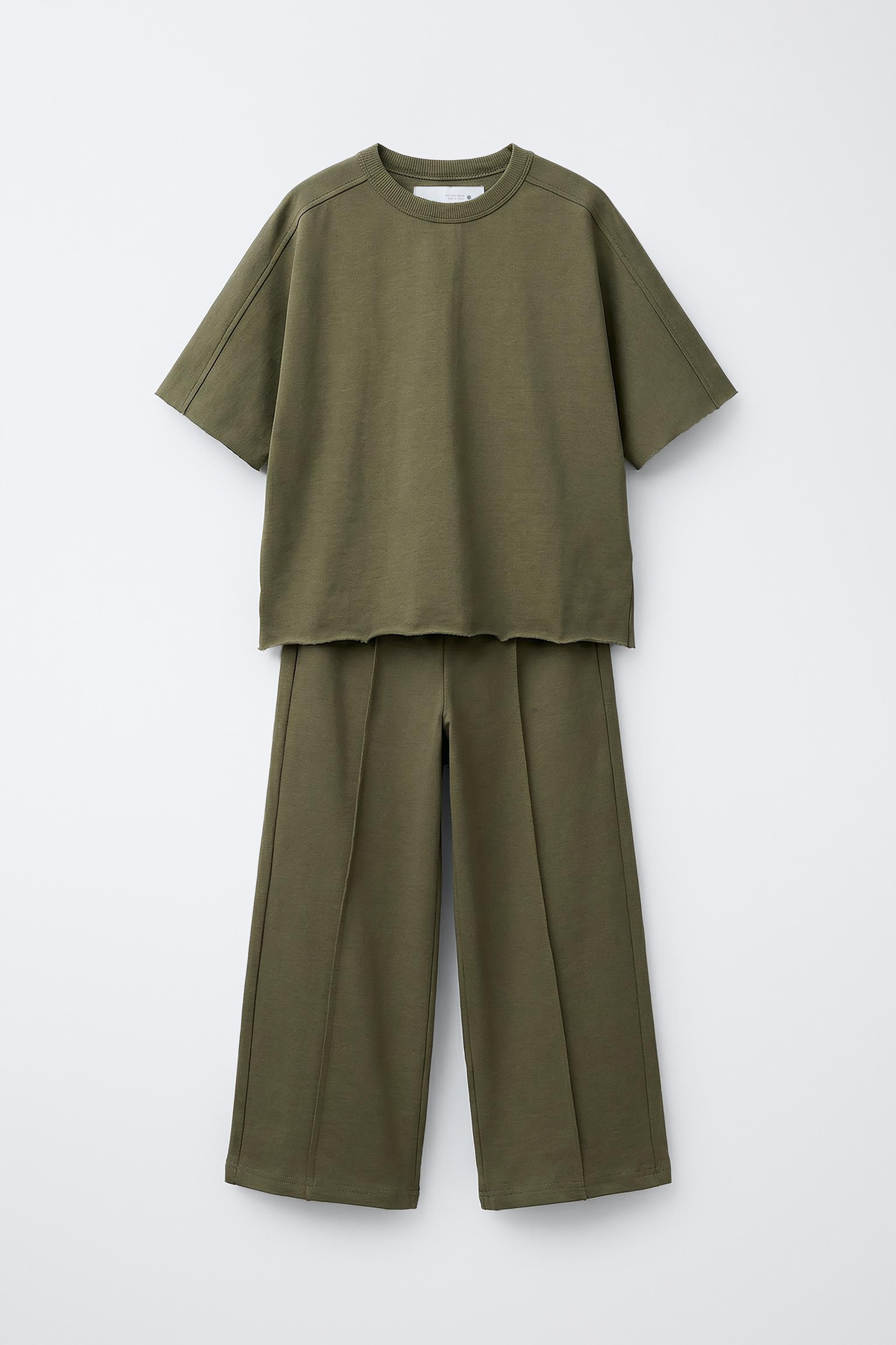 ENSEMBLE T-SHIRT ET PANTALON NERVURE HEAVY WEIGHT