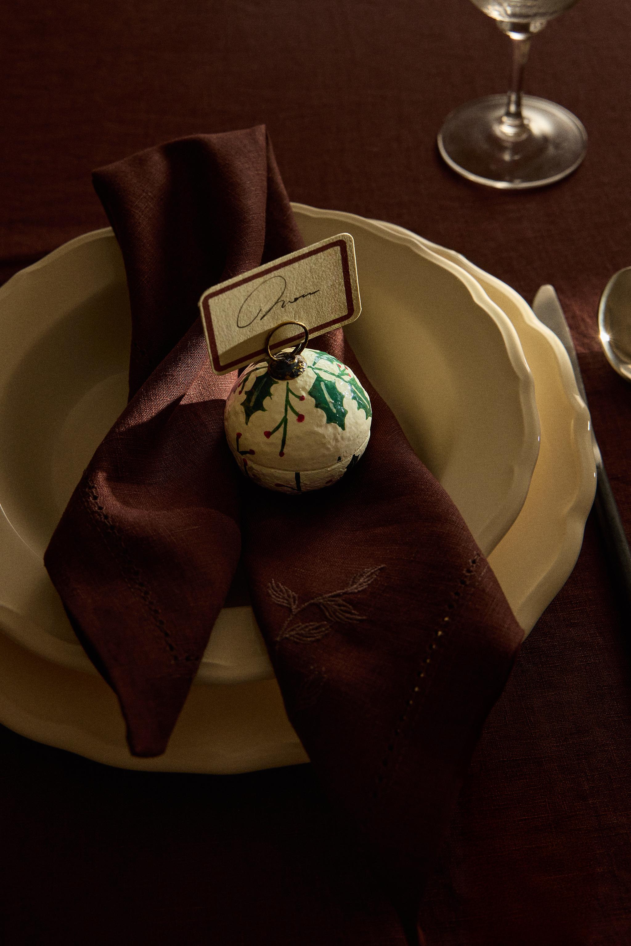 MARQUES-PLACES BOULE DE NOËL (LOT DE 3)