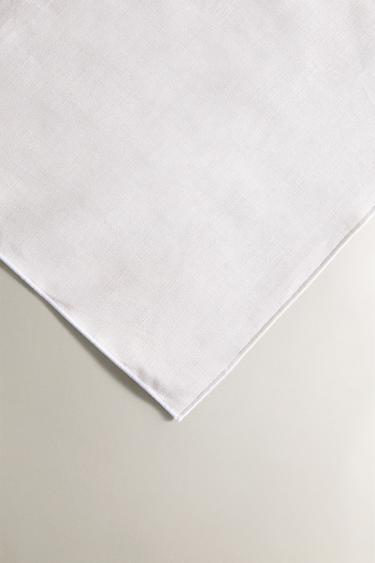 NAPPE COTON ENDUIT OVERLOCK - Écru de Zara - Image 2