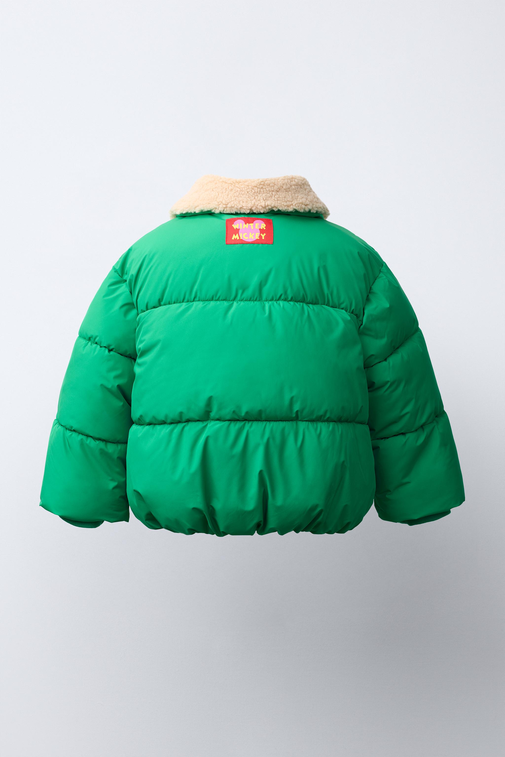 MICKEY AND MINNIE MOUSE © DISNEY PADDED FAUX SHEARLING JACKET
