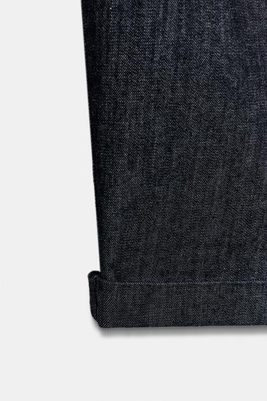 TURN-UP HEM CHINO TROUSERS - Indigo by Zara - Image 8