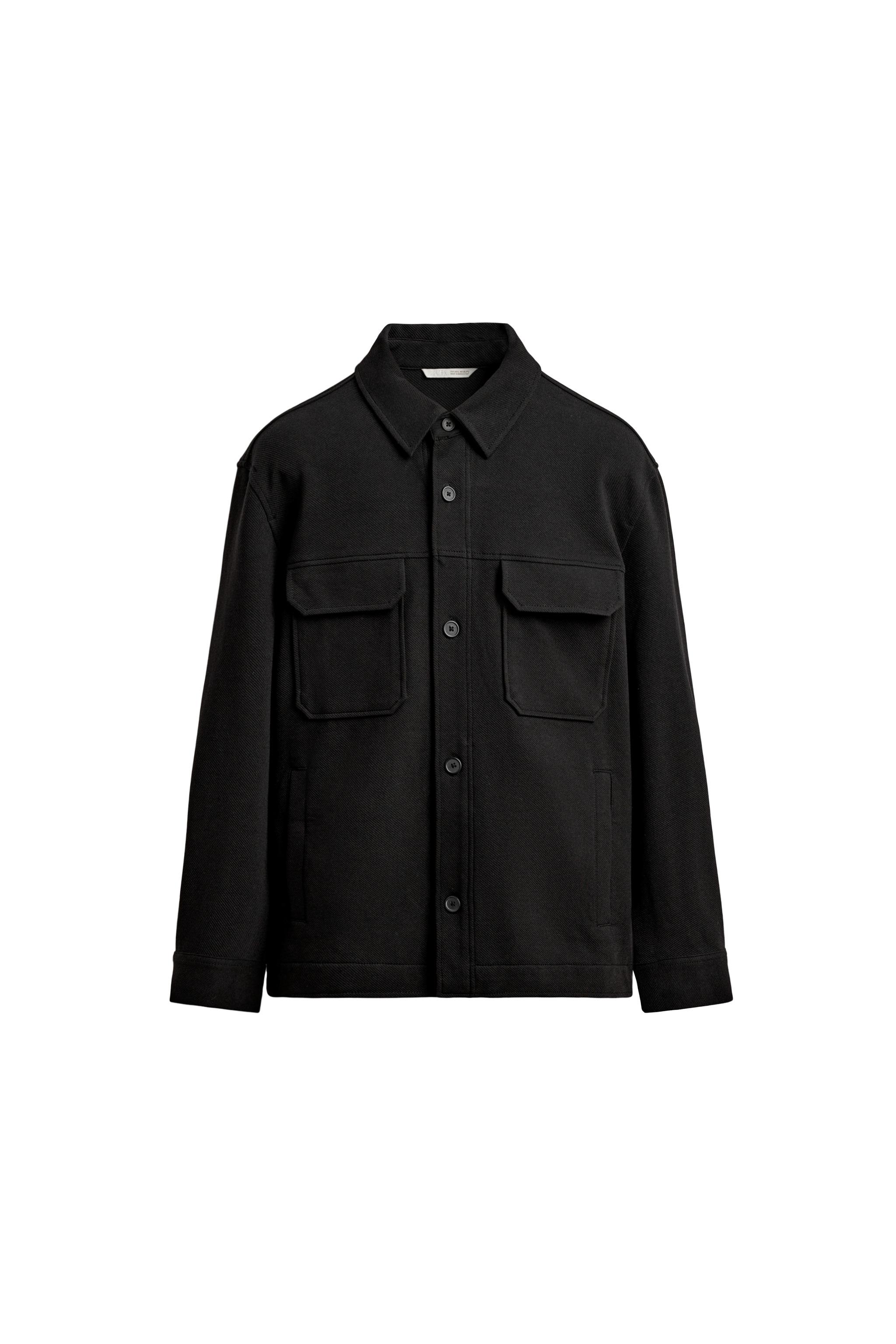 コンフォートテクスチャーシャツジャケット - ベージュ | ZARA Japan