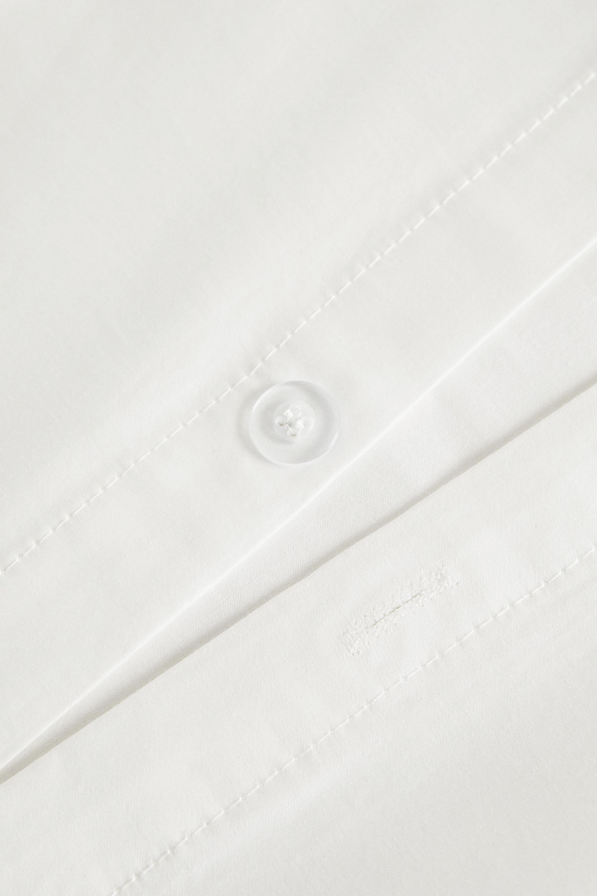 CHRISTMAS PIPING SATEEN DUVET COVER (300 THREAD COUNT)