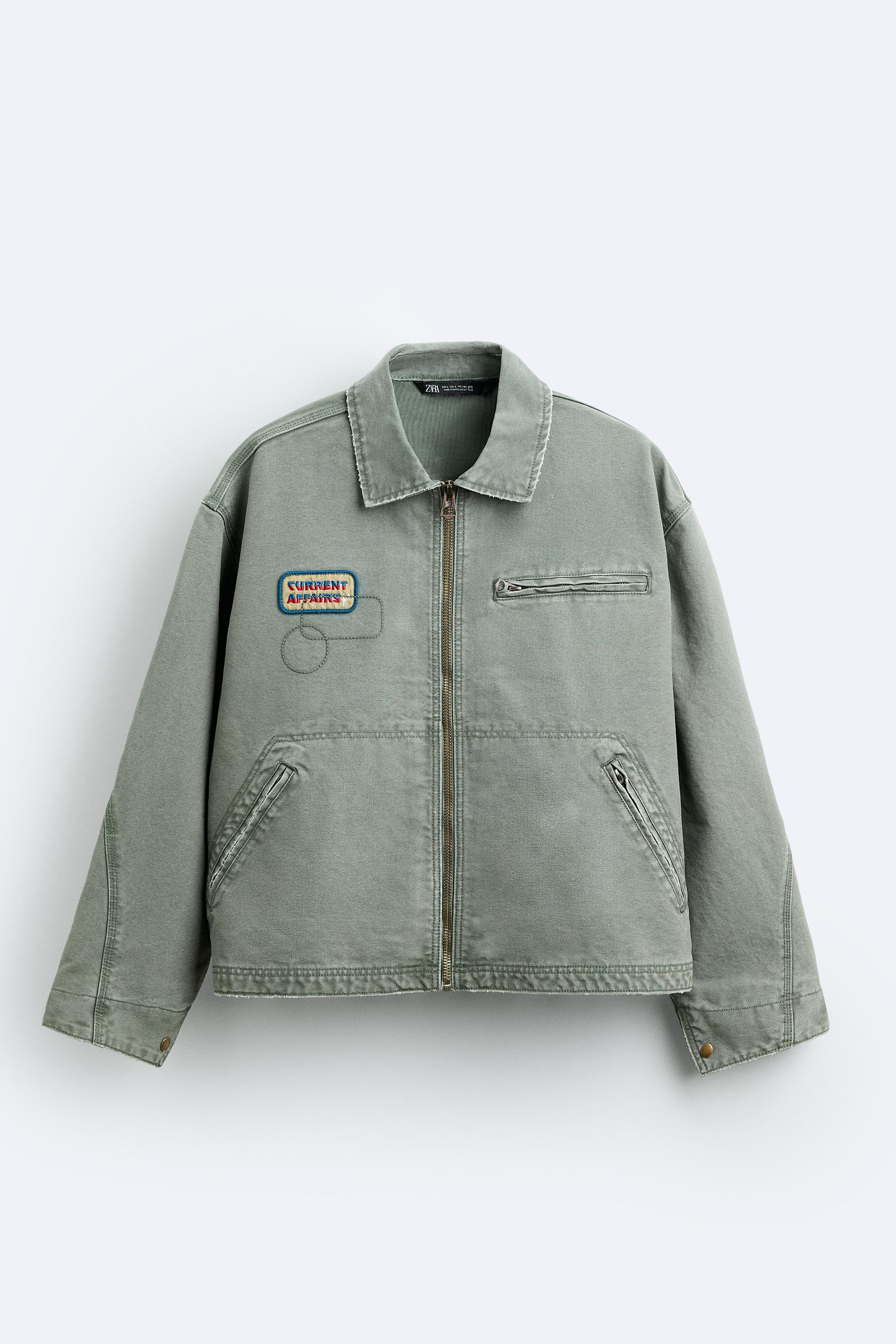 PATCH DETAIL OVERSIZE JACKET