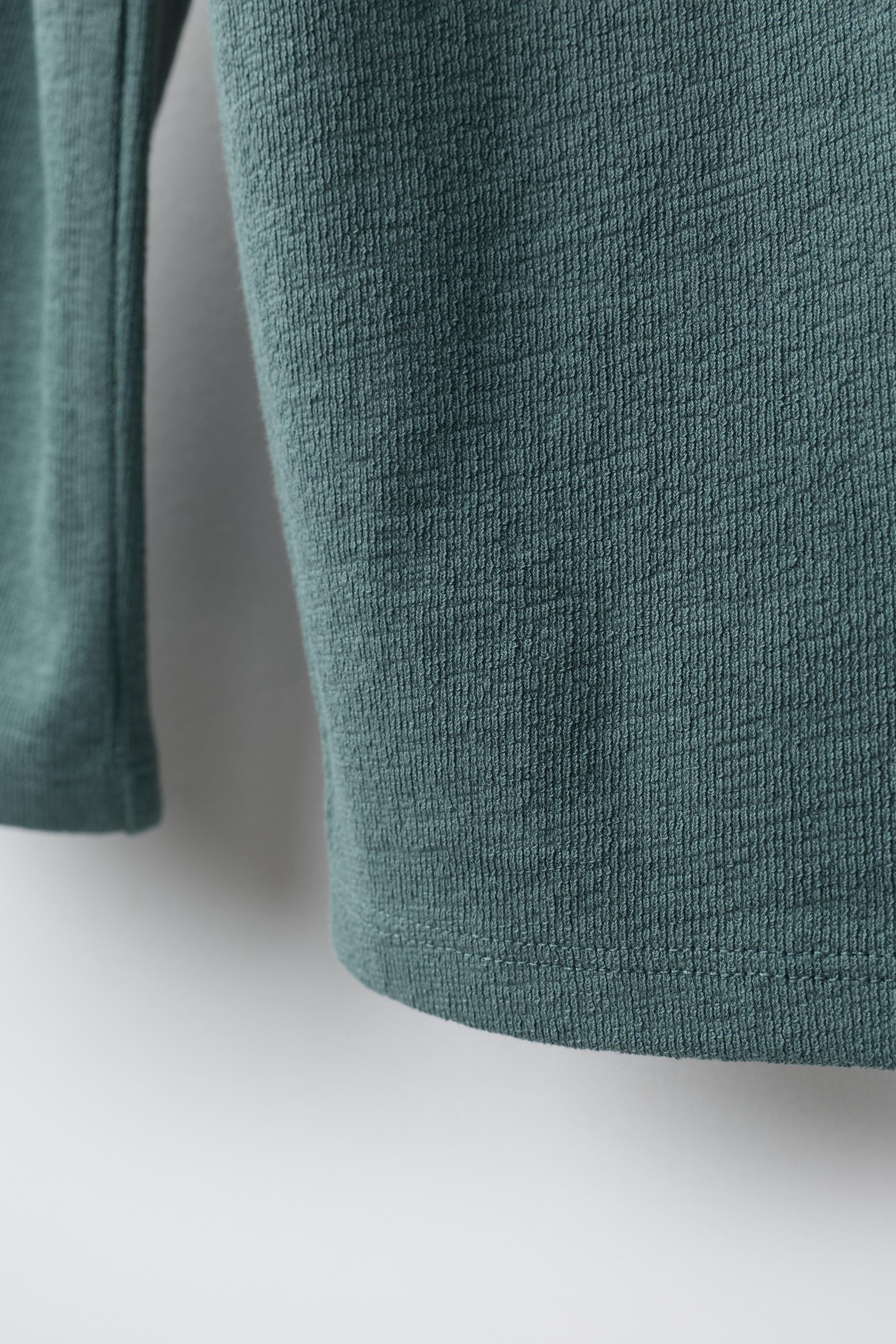 Детские брюки Zara TEXTURED WIDE LEG TROUSERS — фото 4