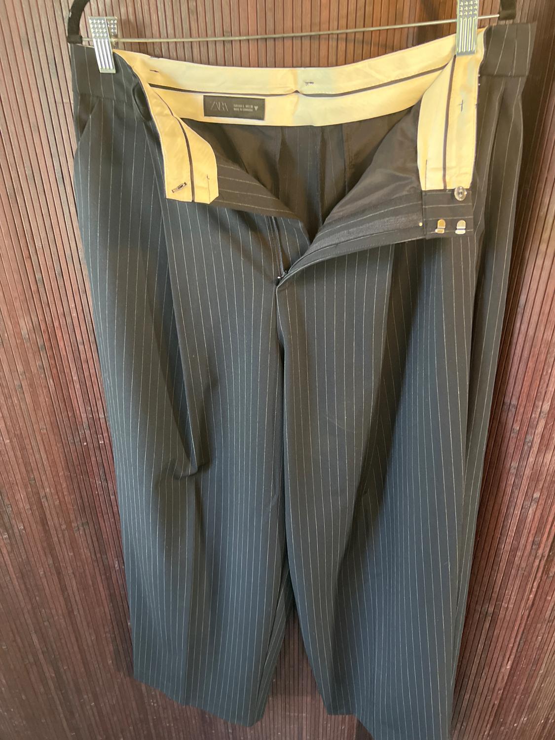 PLEATED BELTED PANTS - Image 2