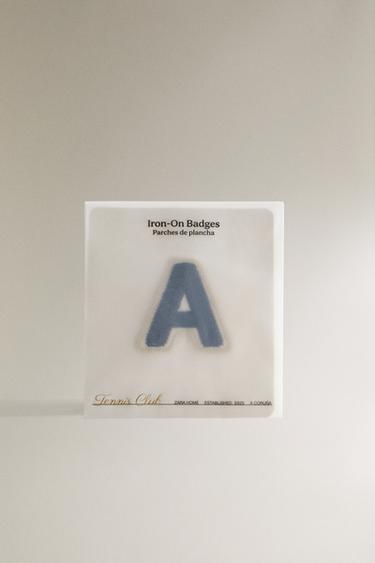 THERMO-ADHESIVE LETTER A PATCH - Green by Zara - Image 4