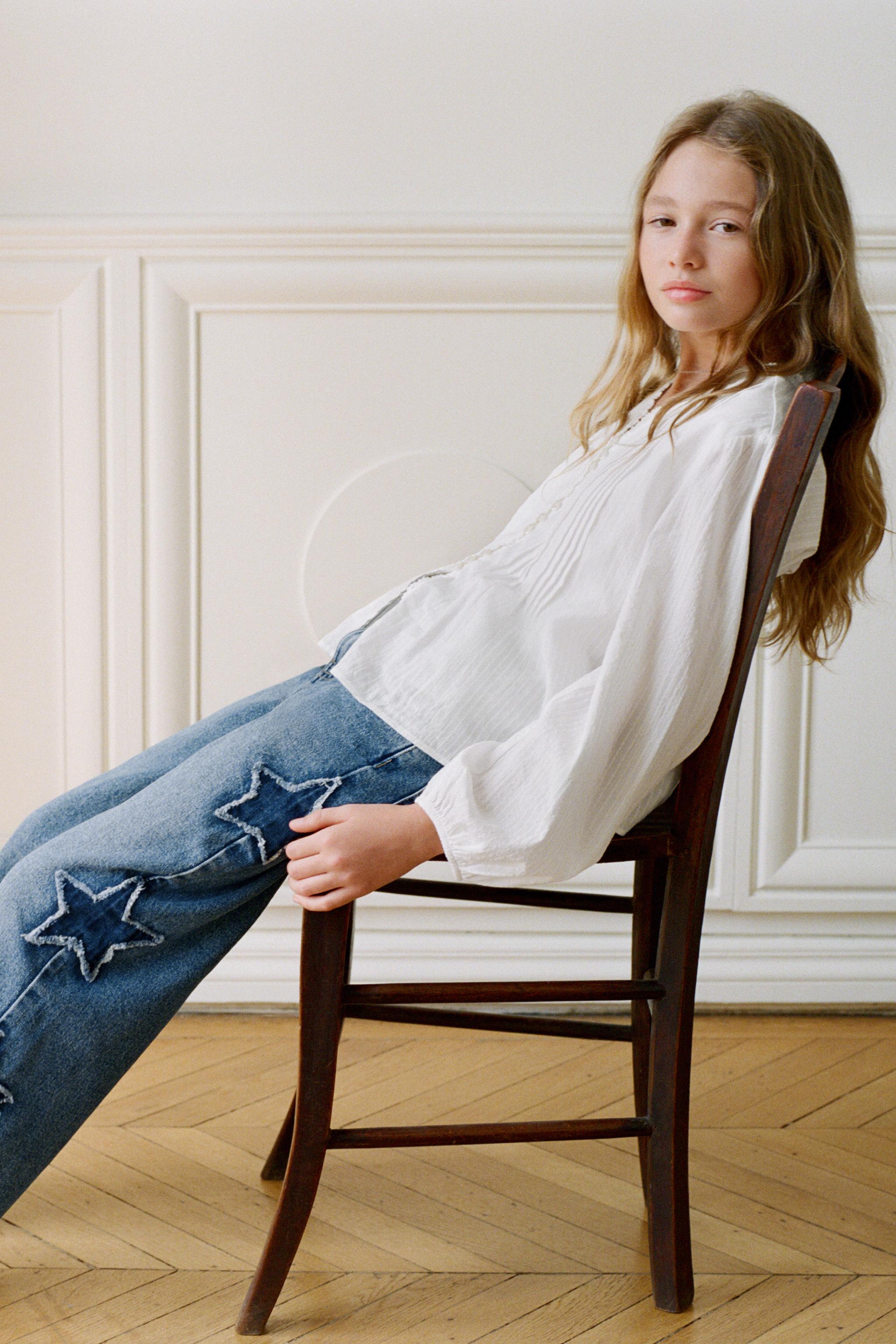 CAMISA ROMÂNTICA COM PREGAS - Branco | ZARA Brasil