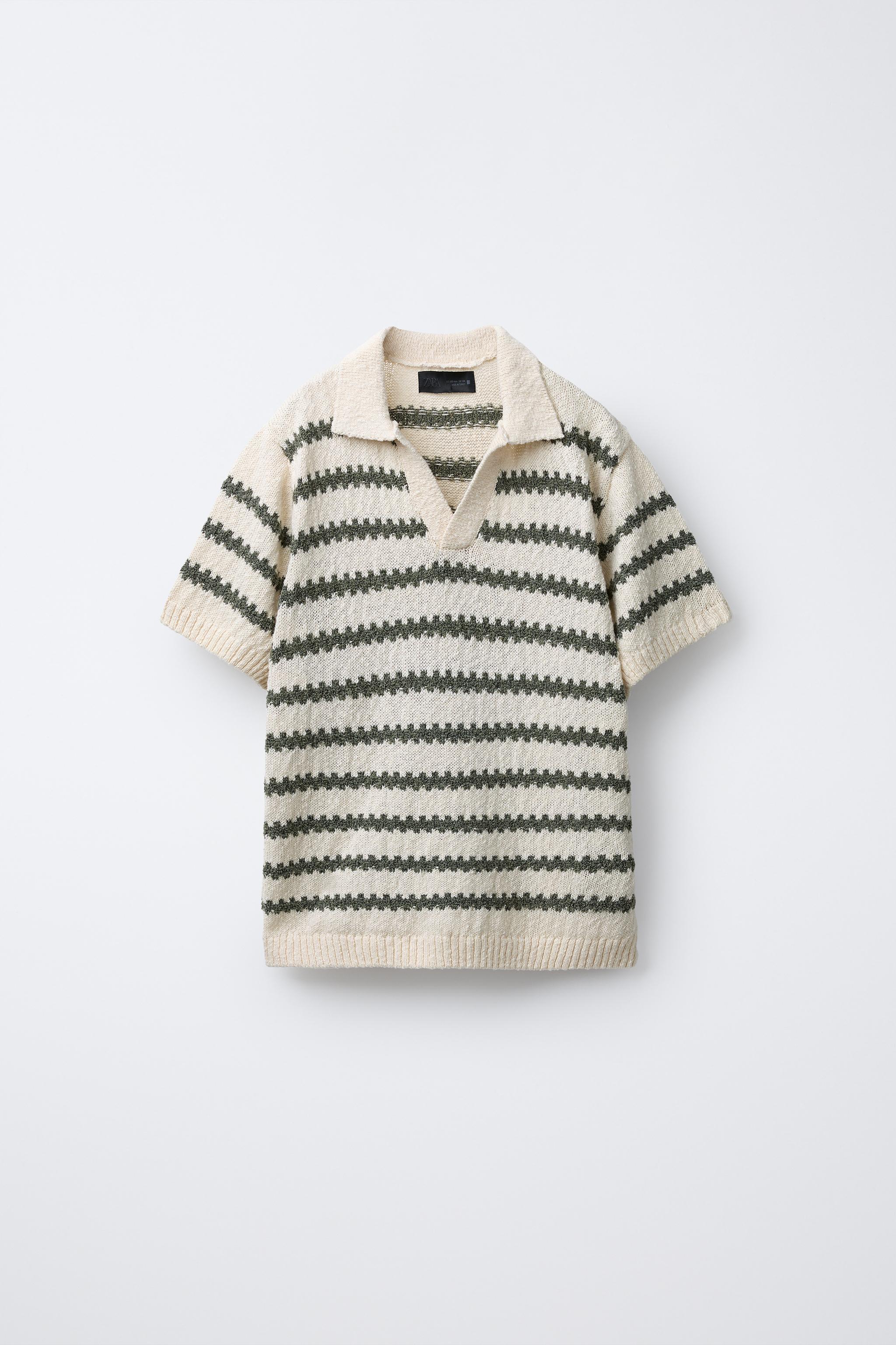 トップス FTC CROCHET KNIT SHIRT CROCHET BOAT KNIT SHIRT - Ecru | ZARA South Africa