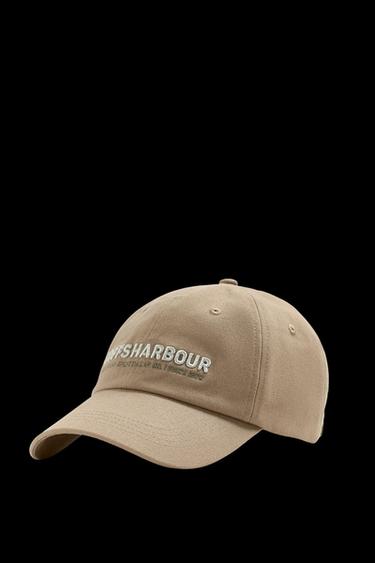 CAP WITH EMBROIDERED TEXT - Beige by Zara - Image 0