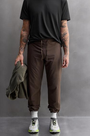 TECHNICAL TROUSERS - Brown by Zara